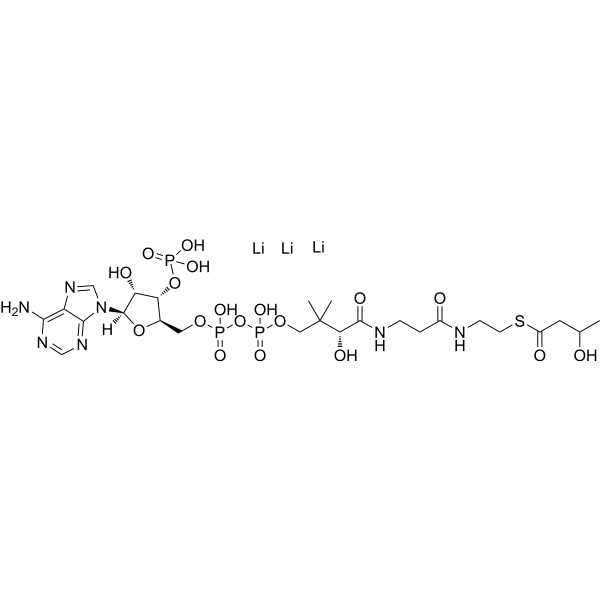 DL-β-Hydroxybutyryl coenzyme A lithium 103404-51-9